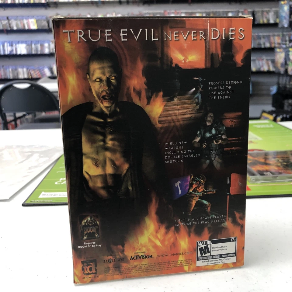 J4 DOOM 3 Expansion Pack: Resurrection of Evil PC - Complete in Box - Image 2 of 4