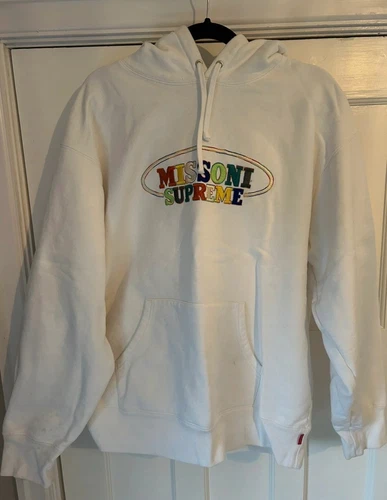 Authentique sweat à capuche Supreme X Missoni Taille L