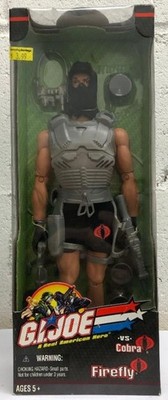 GI Joe Vs Cobra 12  Firefly Gun Balaclava Bomb Suction Cup 2001 Hasbro SEALED