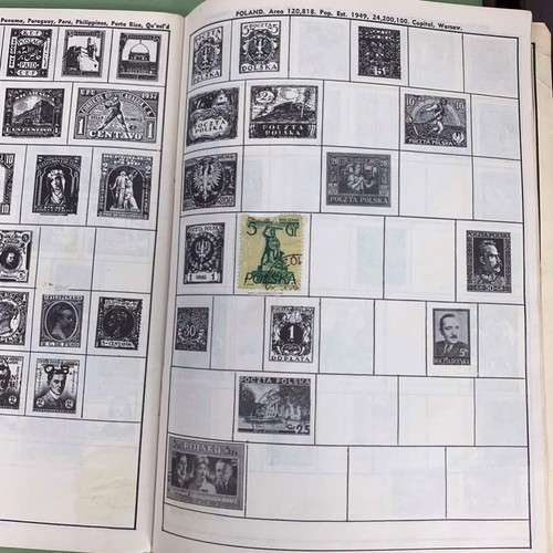The Atlas Stamp Album of the World Fully Illustrated 1961 With Some Stamps - Foto 6 di 6