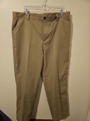 Adidas Golf Pants Mens Clima Lite 38X32 Tan