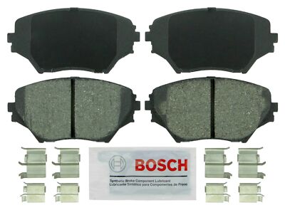 Disc Brake Pad Set-Blue Ceramic Brake Pads with Hardware fits 2001 Toyota RAV4