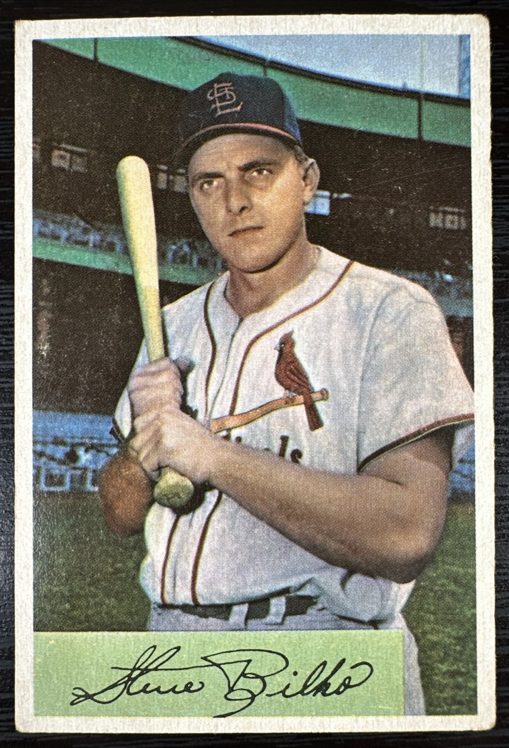 Steve Bilko trading card