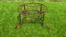 Large 13.5" Wrought Iron Plant Stand - Statue Riser - Pedestal