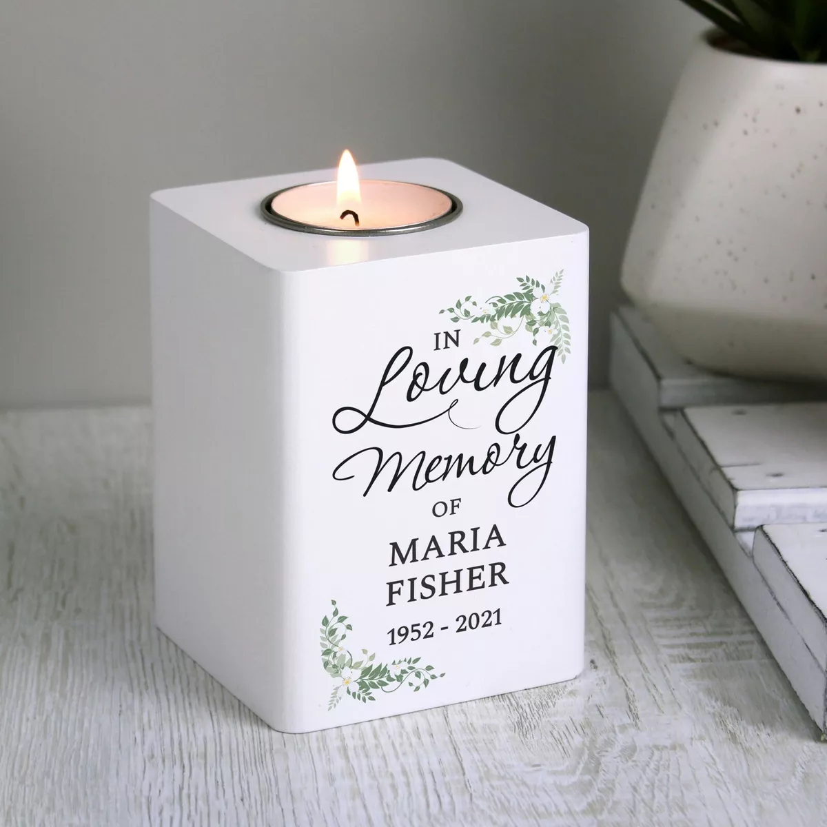 Memory tea clearance light holder