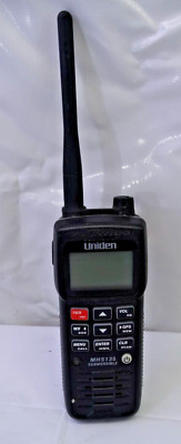 Uniden Submersible Floating GPS Two-Way Marine Radio MHS135, for Parts/Repair