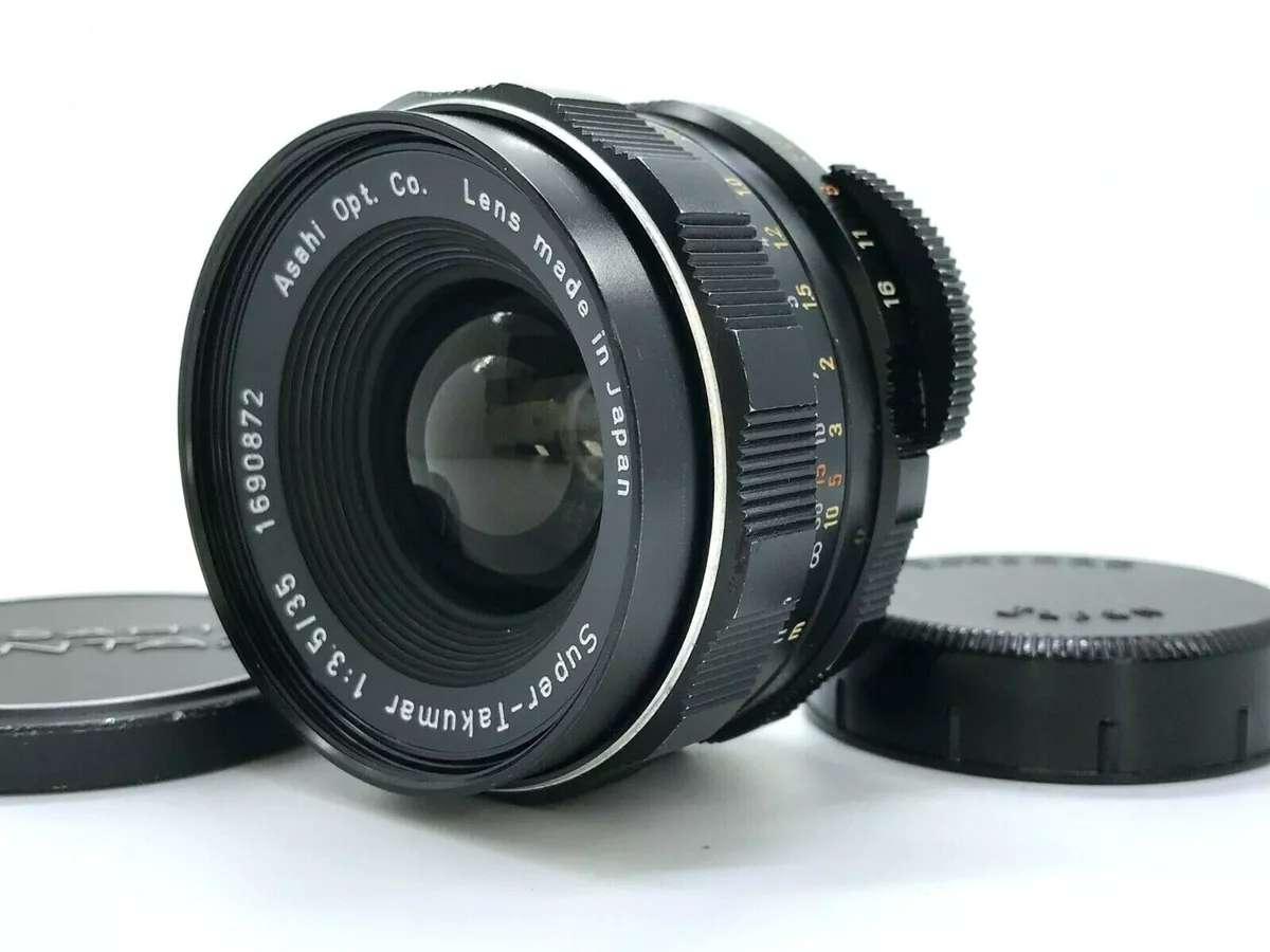 Pentax Super Takumar 35mm F/3.5 Wide Angle MF Lens For M42 Mount