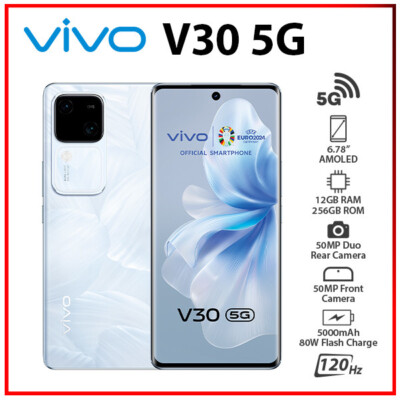 VIVO V30 12GB+256GB WHITE Dual SIM Octa Core Unlocked