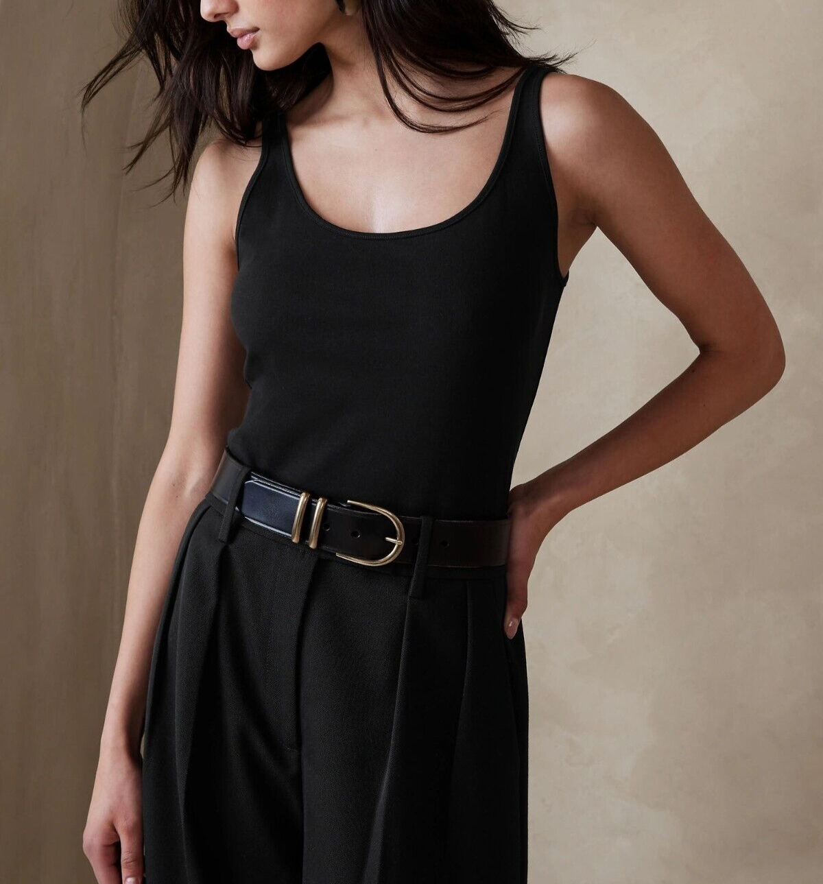 BANANA REPUBLIC Refined Scoop-Neck Tank #758511