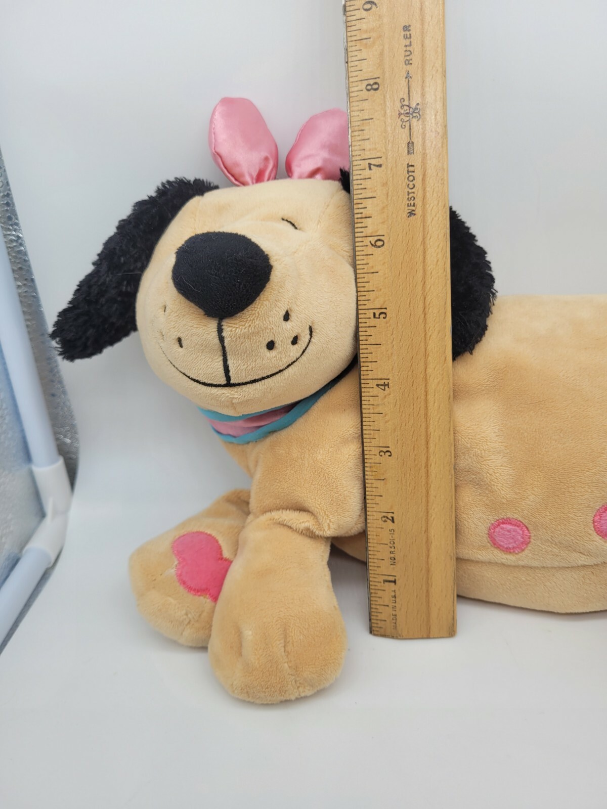 Manhattan Toy Nursing Nana Dog No Puppies Plush 2003 Tan Black