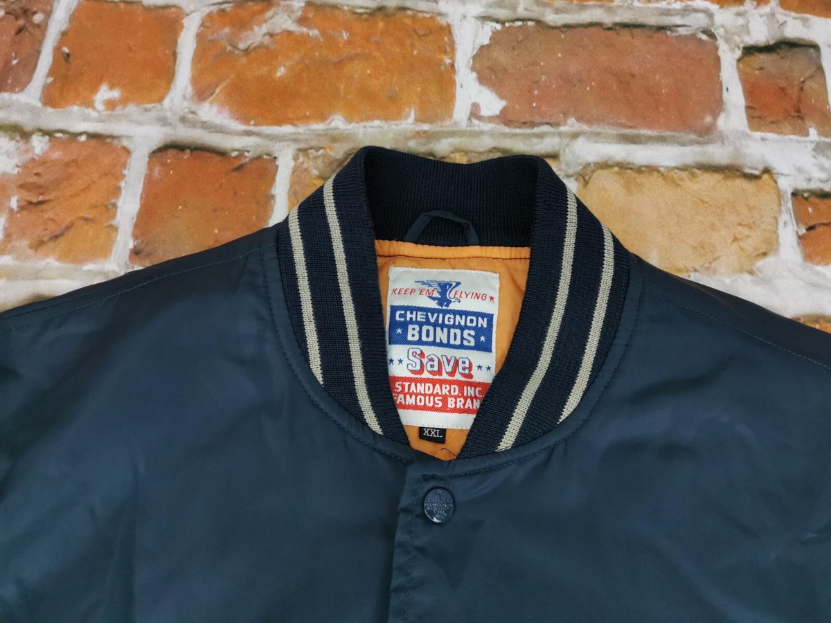 Chevignon Conquest Vintage Bomber Jacket Peterson Petrol Chevignon Conquest Vintage Bomber Jacket Peterson Petrol
