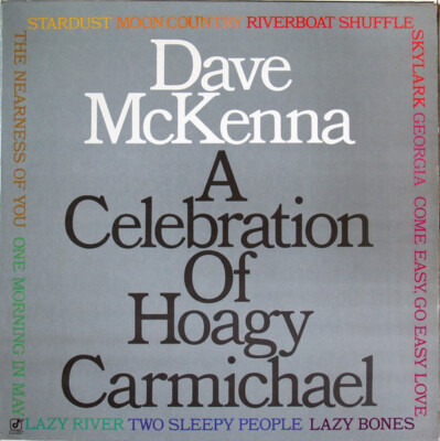 LP Dave McKenna A Celebration Of Hoagy Carmichael NEAR MINT Concord Jazz
