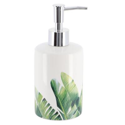 Gedy Auckland Seifenspender Säuregrün - 210ml Harz Spender Für Badezimmer 16,2cm