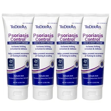 TriDerma Psoriasis Control Face & Body Cream - FSA Eligible, 4.2 oz - 4-Pack