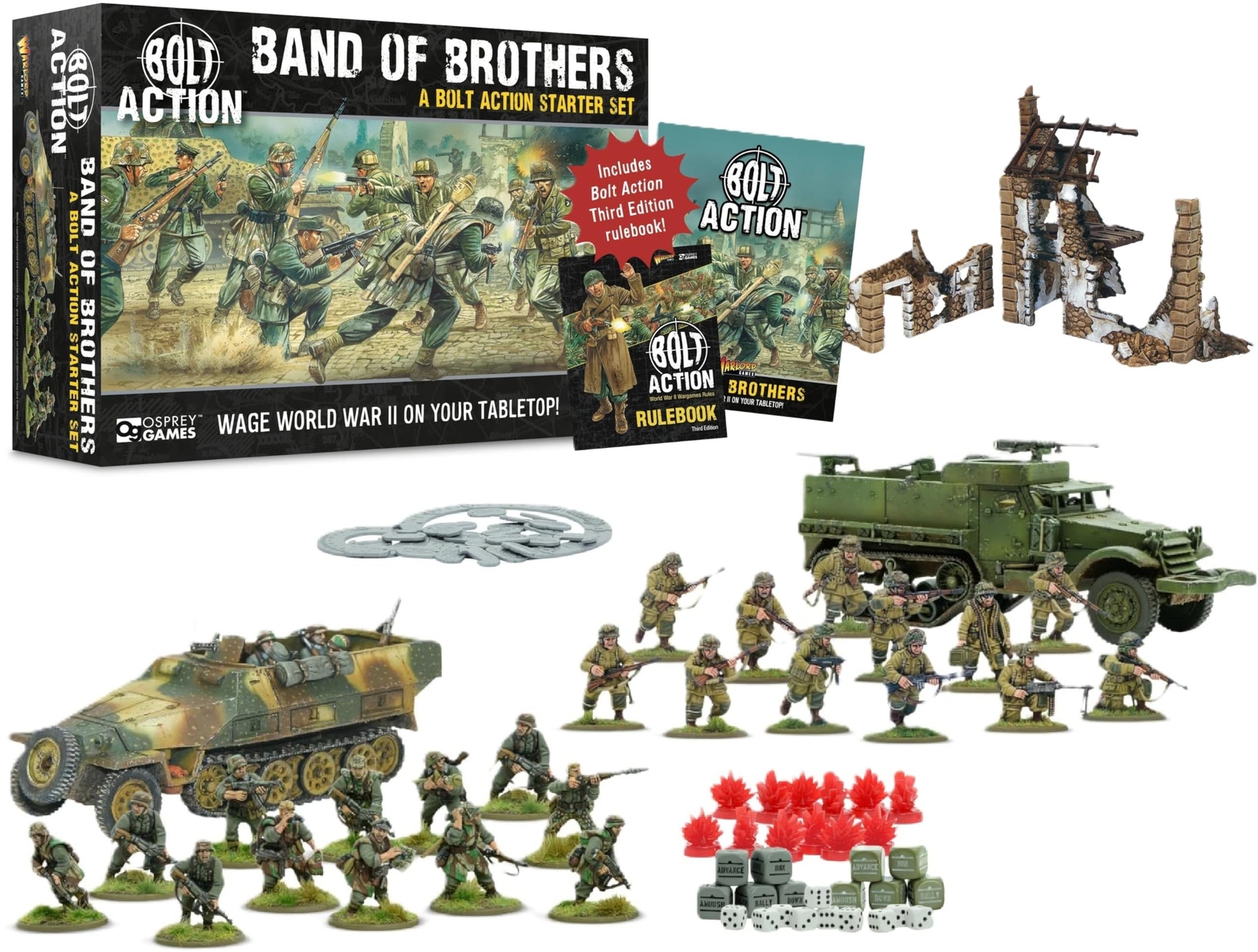 Band of Brothers - Bolt Action Third Edition Starter Set - 28mm Scale - Warlo...