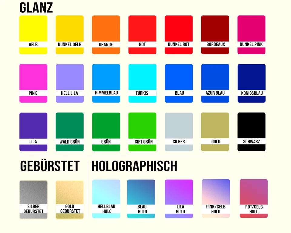 Vinylaufkleber personalisierbar Individuell gestaltbar Namenaufkleber H ca.3-4cm - Bild 4 von 4