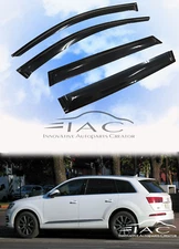 For Audi Q7 16-ON out channel Window Visor Vent Sun Shade Rain Guard Door Visor