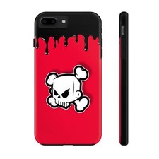 Drippy Skull and Crossbones Phone Case for iPhone  Samsung Galaxy Phones