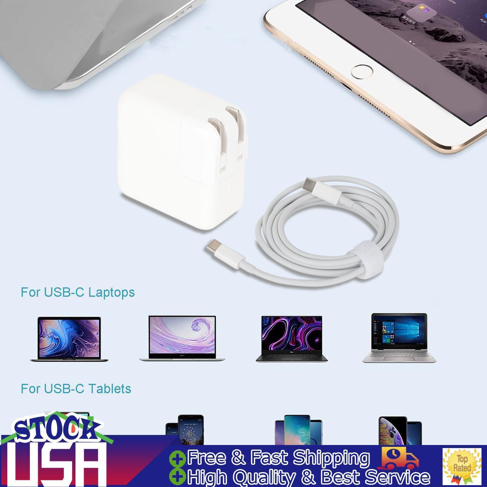 30W Type-C Power Adapter Power Charger for Apple Macbook Air Pro Laptop