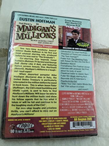 Madigan's Millions (DVD, 2005, Troma) Cesar Romero/Dustin Hoffman! NEW SEALED - Picture 2 of 3