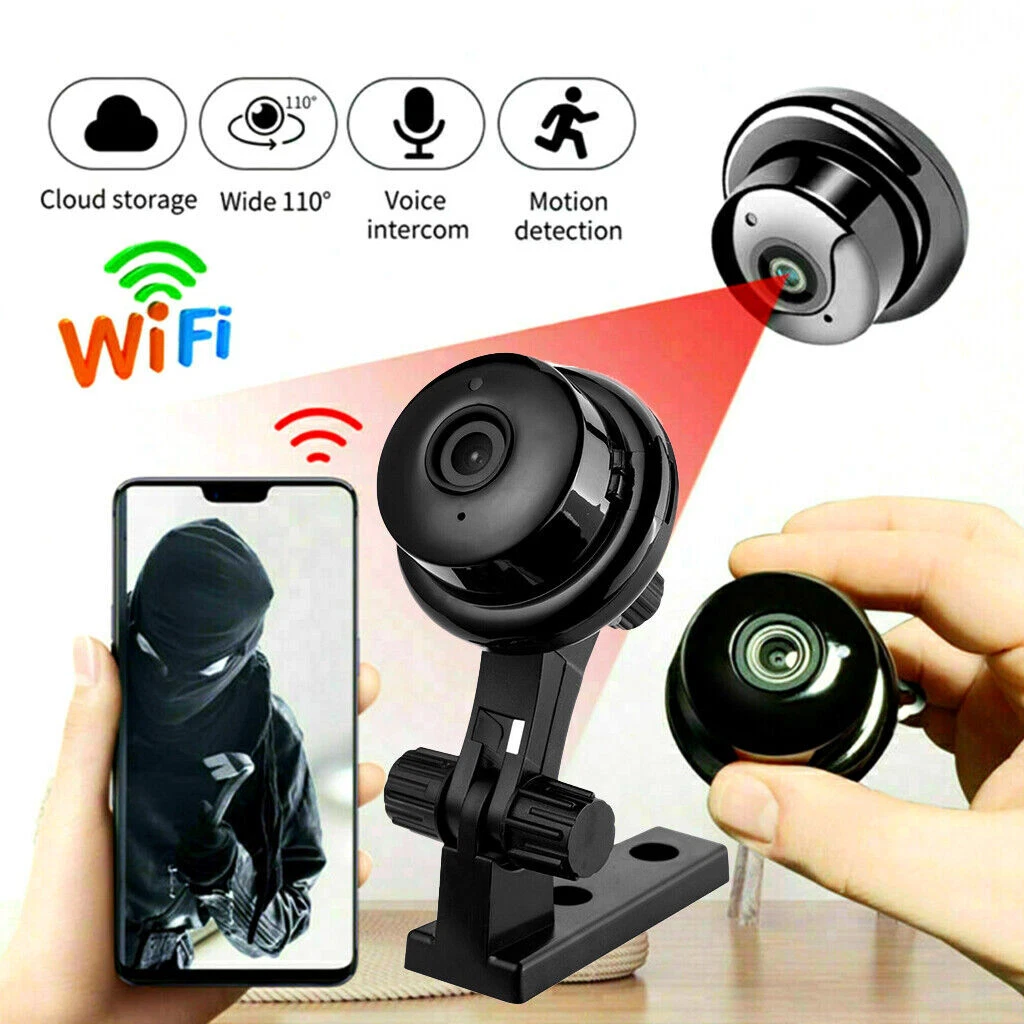 Mini HD Camara De Vigilancia Espia Inalambrica Wifi Camaras Seguridad Para Casas