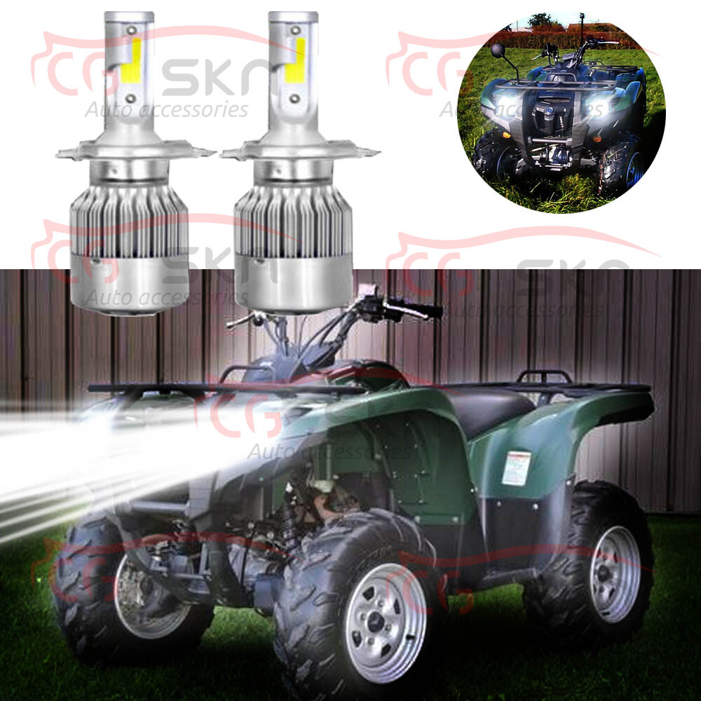 for Yamaha Grizzly 550 700 Bright Headlight LED Light Bulbs Kit