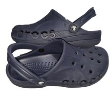 Crocs Baya Navy Blue Clogs - Men's Size 7 / Women's Size 9