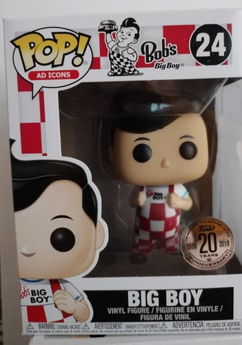 Funko Pop! Ad Icons Bob's Big Boy #24 20 Years Funniversary