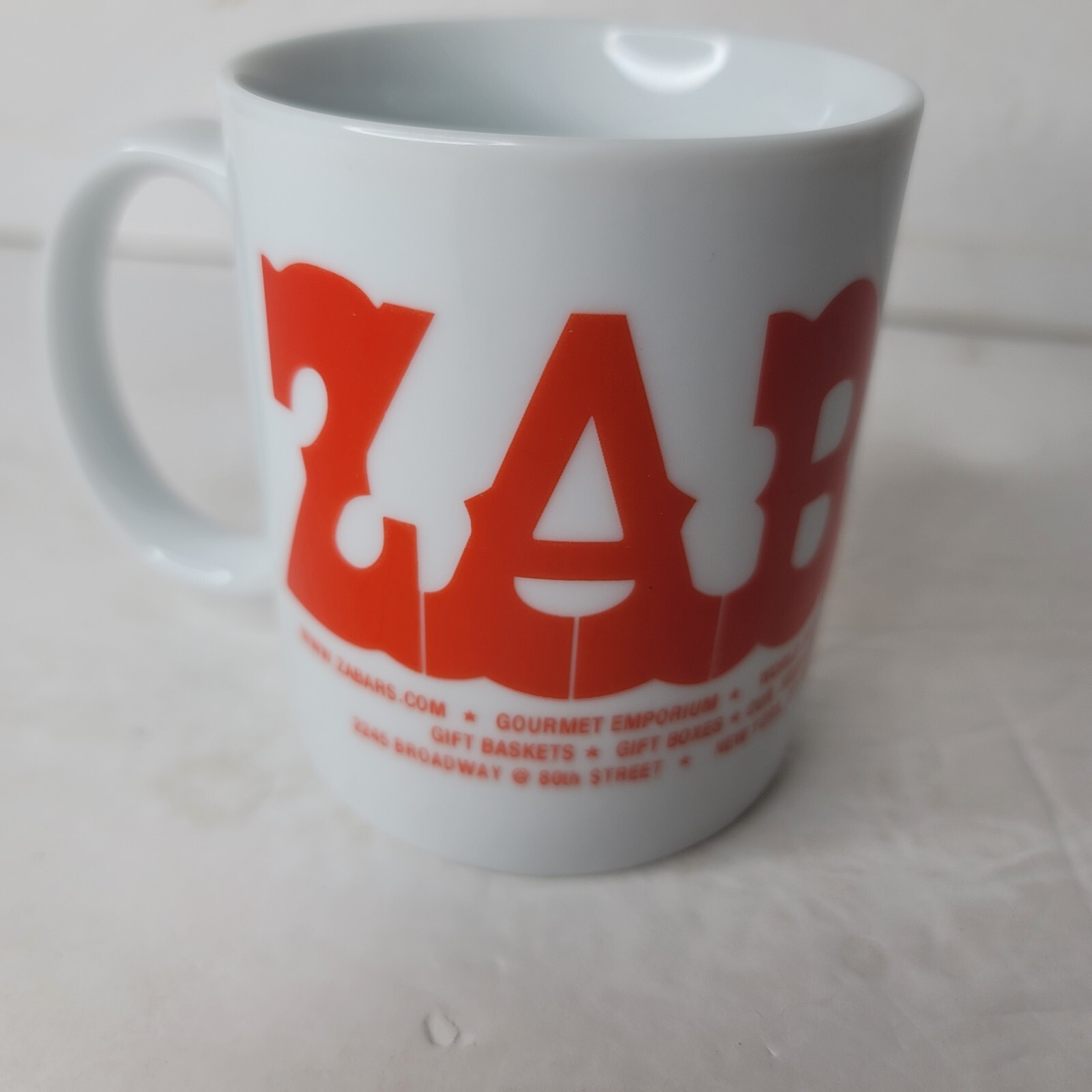 Zabar's Coffee Mug Cup Memorabilia NYC Broadway Store Gourmet Emporium