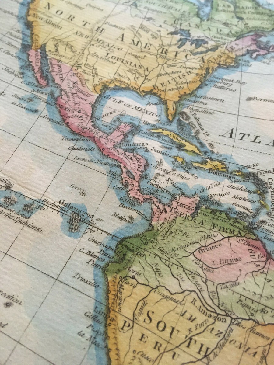 AUTHENTIC 1779 MAP OF THE WORLD WITH THE LATEST DISCOVERIES - REV