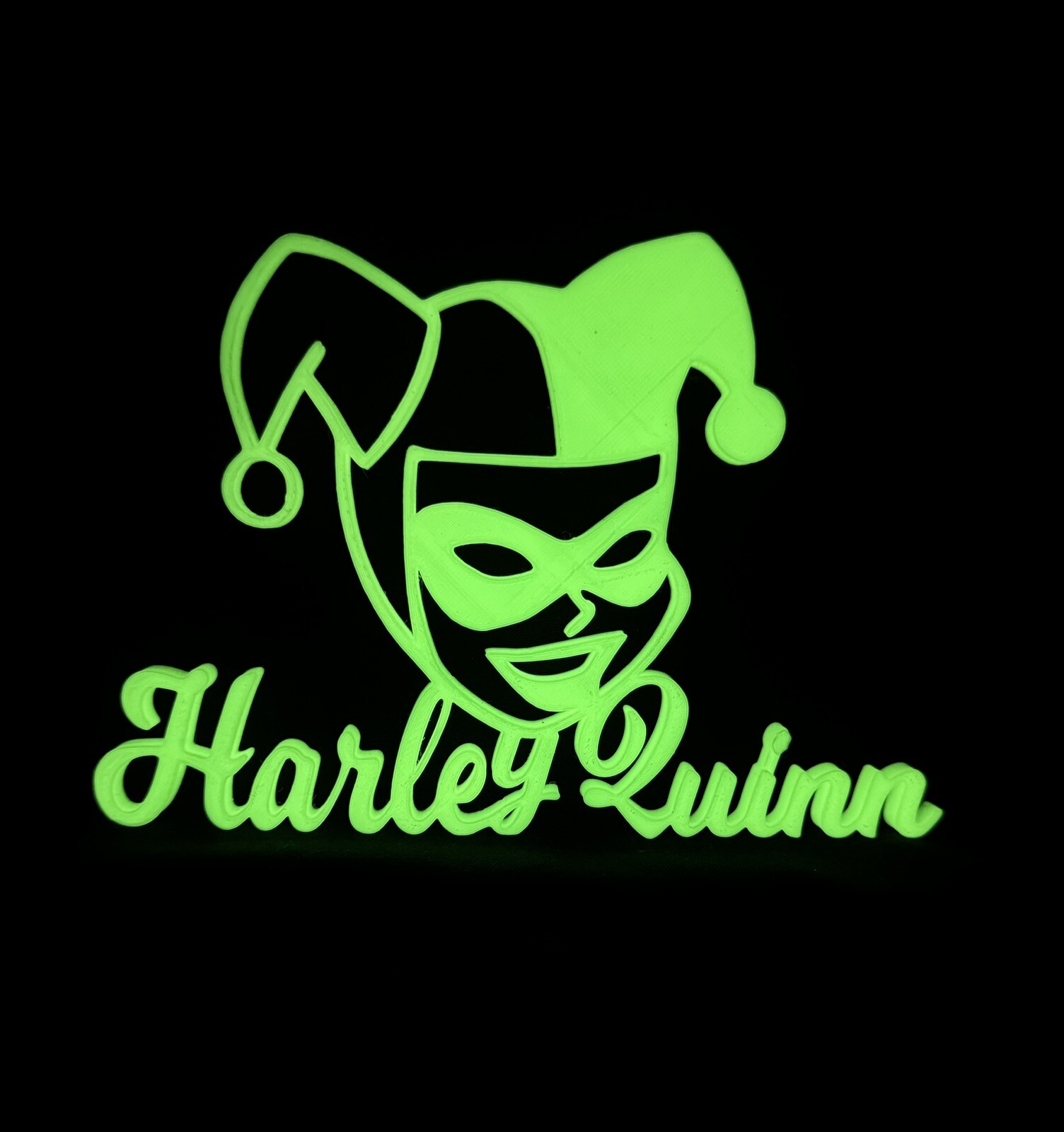 3-D Printed Glow In The Dark Signs (10) For Collectibles (Funko Pops, Etc)