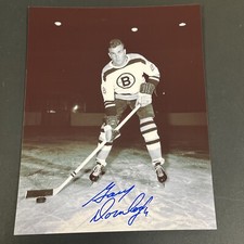Gary Dornhoefer Signed 8x10 Boston Bruins Sportsworld