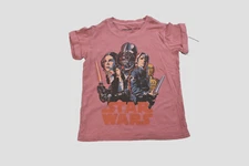Star Wars x Junk Food Youth Girls Blush Pink Han, Leia, Vader Shirt NWT S, M