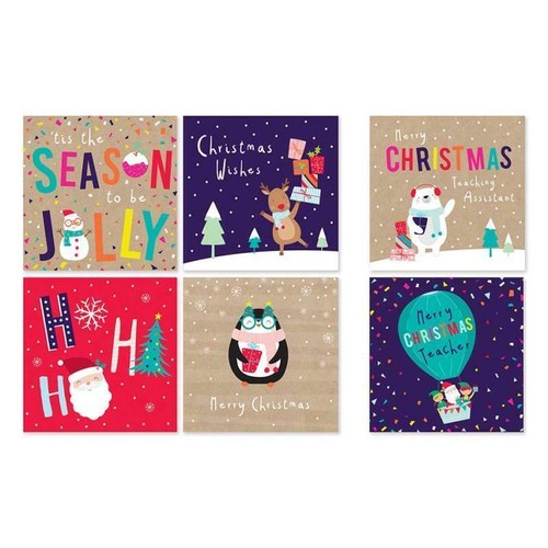 Pack of 30 Kids School Christmas Cards eBay