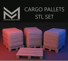 Ultra Modern Miniatures Cargo Pallets Terrain Scenery Scatter Spectre Zona Alfa