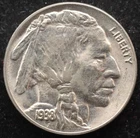 KAPPYSCOINS GH746 1938D CVH AU / UNC    FULL HORN BUFFALO NICKEL