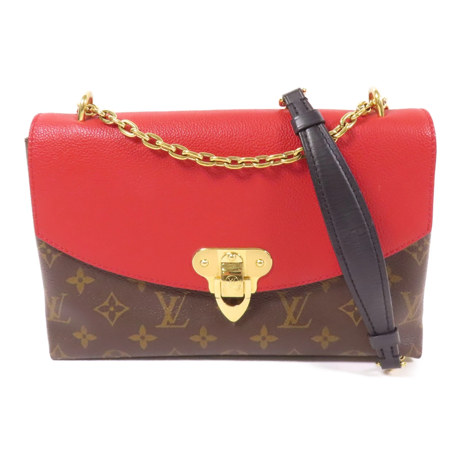 LOUIS VUITTON（LV） Borsa a tracolla Louis Vuitton Ghw Saint Placide M43713 monogramma marrone rosso