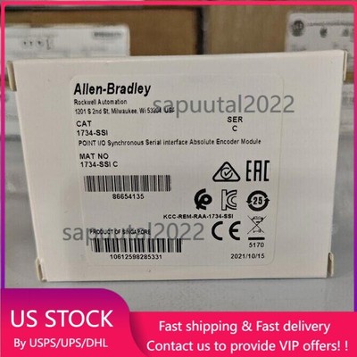 New Factory Sealed AB 1734-SSI SER C POINT I/O Encoder Input Module 1734SSI