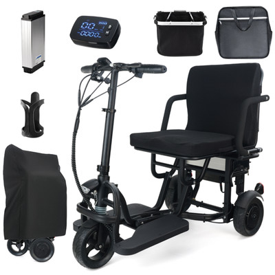 Geländegängiger Elektromobilitätsroller, Reichweite über 32 km, Tragkraft 136 kg