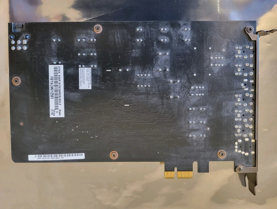 ASUS Strix Soar Gaming Soundcard 7.1 Channel PCIe DAC 116dB SNR. No Box Used - Image 2 of 3