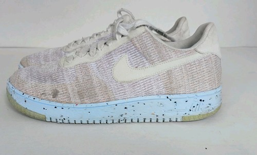 Nike Air Force 1 Crater Flyknit Men’s Size 12 DC4831-101 Sustainable Sneakers