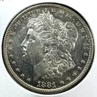 1881-O $1 Morgan Silver Dollar, UNC/AU Slider (89002)