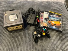 Nintendo GameCube Console Bundle Lot Tested Cleaned Gray 001 Controller 3 Games