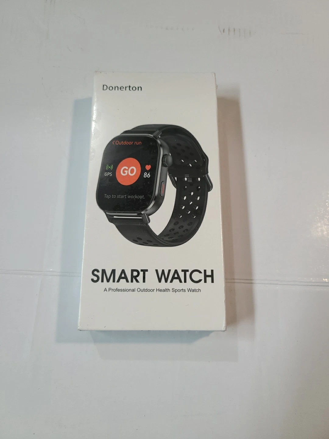 Donerton Smart Watch for Men Women Answer Make Calls Light Black Touch Screen