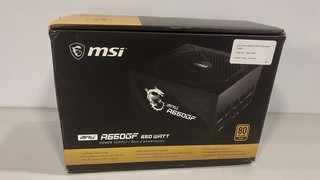 MSI MPG A650GF 650 W ATX 80 PLUS GOLD Certificato Full Modular Active PFC Power Su