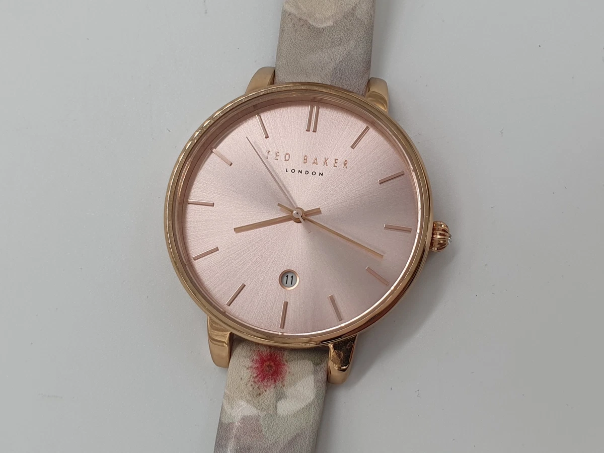 Ted Baker London analog Women\'s Quartz Watch - Rose Print Dial Leather 237048716 main image 2