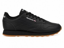 Size 7.5 - Reebok Classic Leather Black Gum W
