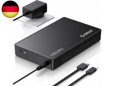 ORICO 3,5'' Externes Festplattengehäuse SATA III auf USB3.1 Typ C für HDD w