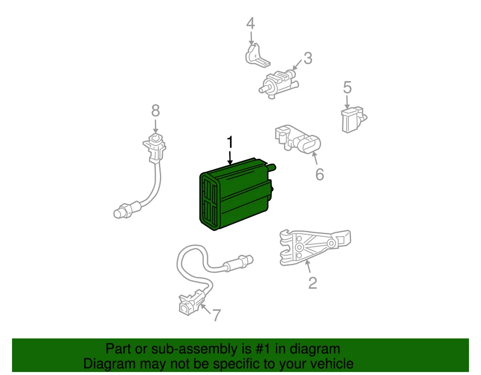 Подлинный паровой контейнер GM 15107219 - Изображение 4 из 4