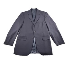 VINTAGE Y2K Ralph Lauren Polo University Club Blazer Mens 41R Navy Ivy Trad Wool
